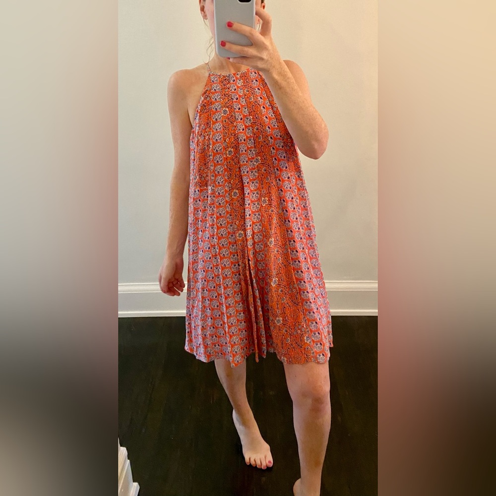 Rebecca Taylor printed halter dress